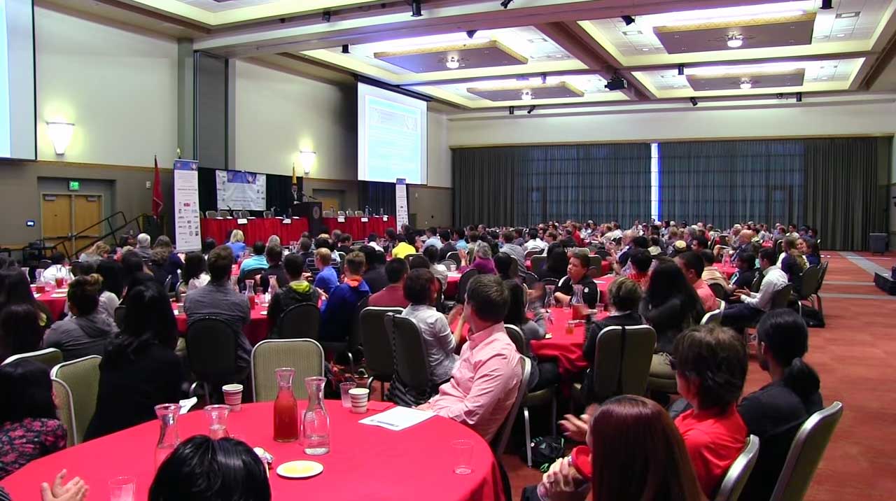 500 people packed the UNM Student Union Ballrooms all day